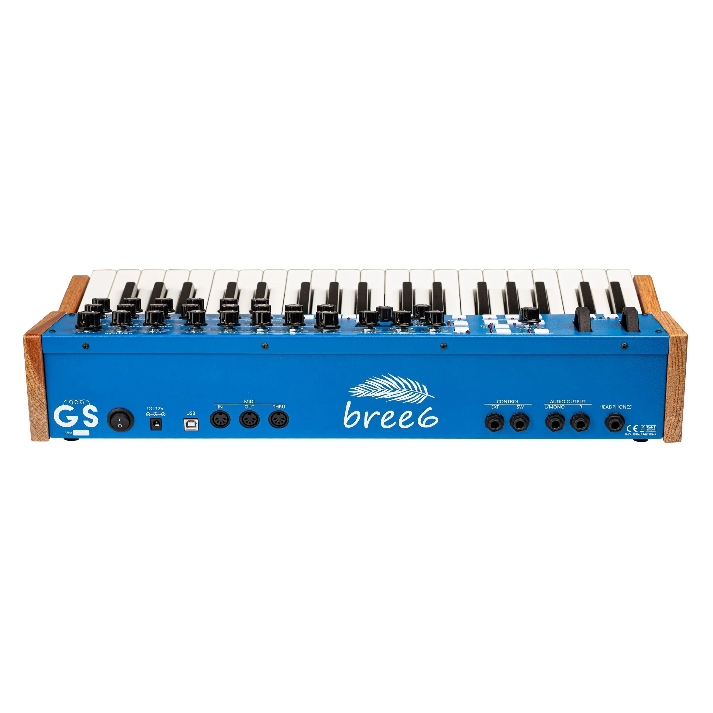 Bree6 Keyboard Version Polyphonic Synthesizer (Blue) — GS Music